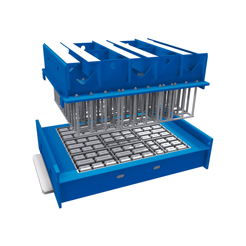 Hollow block moulds